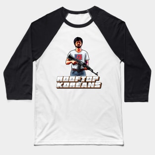 Rooftop Koreans Baseball T-Shirt